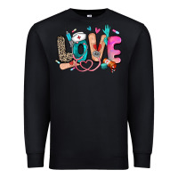 Black love nurse Premium Sweatshirt - Zillion Design Studio