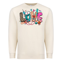 Sandshell love nurse Premium Sweatshirt - Zillion Design Studio