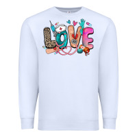 White love nurse Premium Sweatshirt - Zillion Design Studio