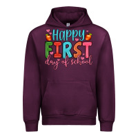 Mauve Wine happy first day of school Urban Hoodie - JahusDesignShop
