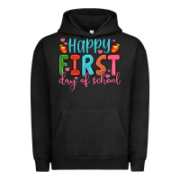 Pigment Black happy first day of school Urban Hoodie - JahusDesignShop
