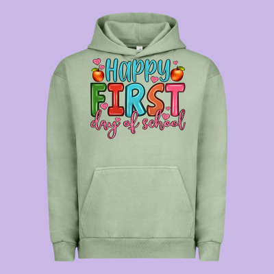 Happy First Day Of School Urban Hoodie Designed By Jahusdesignshop