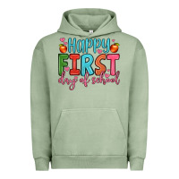 Pigment Oil Green happy first day of school Urban Hoodie - JahusDesignShop