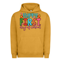Pigment Peanut Butter happy first day of school Urban Hoodie - JahusDesignShop
