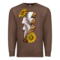 Chestnut sport baseball  lightning bolt Premium Sweatshirt - texasbilliewilder