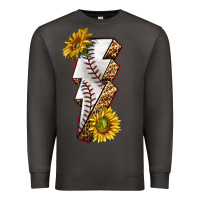 Smoke sport baseball  lightning bolt Premium Sweatshirt - texasbilliewilder