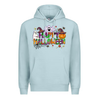 Blue Mist happy halloween Premium Hoodie - AdoDesignShop