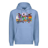Colony Blue happy halloween Premium Hoodie - AdoDesignShop