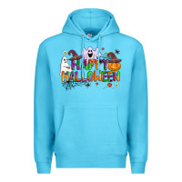 Ocean Blue happy halloween Premium Hoodie - AdoDesignShop