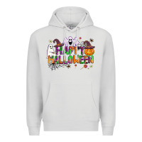 Dove Grey happy halloween Premium Hoodie - AdoDesignShop