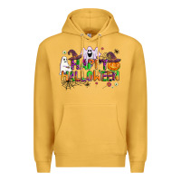 Mustard happy halloween Premium Hoodie - AdoDesignShop