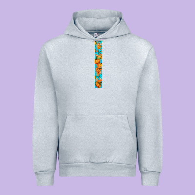 Fall Pumpkin Urban Hoodie Designed By Bundleandbundleshop