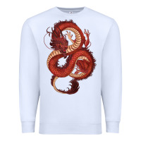 White red dragon Premium Sweatshirt - RanaPortraitStore