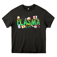 Asphalt plasma lab Heavy Core Tee - CowhideDigitalArt