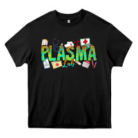 Black plasma lab Heavy Core Tee - CowhideDigitalArt