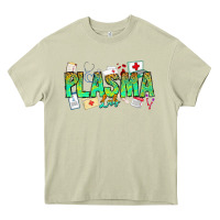 Mossy plasma lab Heavy Core Tee - CowhideDigitalArt