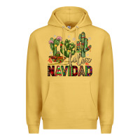 Antique Gold cactus feliz navidad Premium Hoodie - JahusDesignShop
