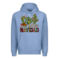 Colony Blue cactus feliz navidad Premium Hoodie - JahusDesignShop