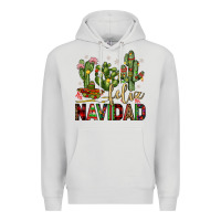 Dove Grey cactus feliz navidad Premium Hoodie - JahusDesignShop