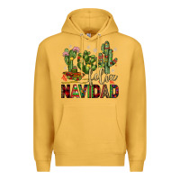Mustard cactus feliz navidad Premium Hoodie - JahusDesignShop