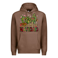 Chestnut cactus feliz navidad Premium Hoodie - JahusDesignShop