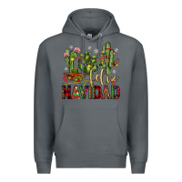 Rock cactus feliz navidad Premium Hoodie - JahusDesignShop
