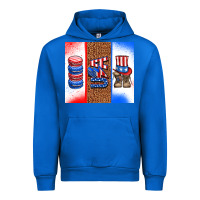Cobalt usa macaroon and boots Urban Hoodie - AdoDesignShop