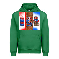 Emerald usa macaroon and boots Urban Hoodie - AdoDesignShop