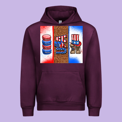 Usa Macaroon And Boots Urban Hoodie Designed By Adodesignshop