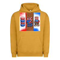 Pigment Peanut Butter usa macaroon and boots Urban Hoodie - AdoDesignShop