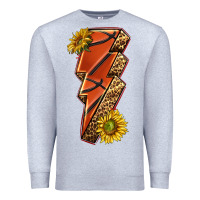 Heather Grey sport basketball lightning bolt Premium Sweatshirt - texasbilliewilder