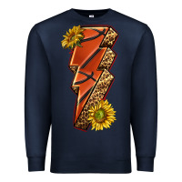 Navy sport basketball lightning bolt Premium Sweatshirt - texasbilliewilder