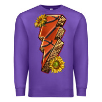 Purple sport basketball lightning bolt Premium Sweatshirt - texasbilliewilder