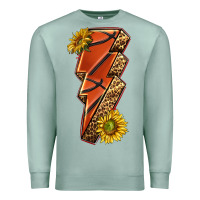 Seafoam sport basketball lightning bolt Premium Sweatshirt - texasbilliewilder