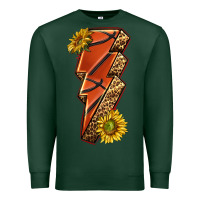 Sports Green sport basketball lightning bolt Premium Sweatshirt - texasbilliewilder