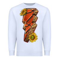 White sport basketball lightning bolt Premium Sweatshirt - texasbilliewilder