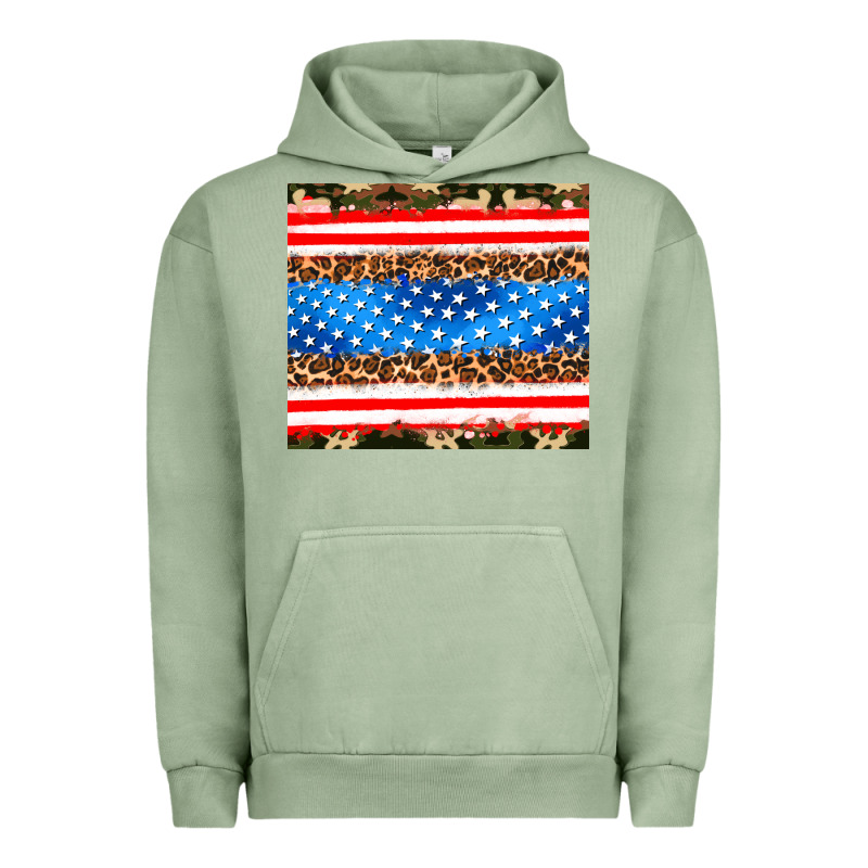 Usa Camouflage American Flag Urban Hoodie by AdoDesignShop | Teevron