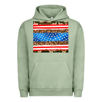 Pigment Oil Green usa camouflage american flag Urban Hoodie - AdoDesignShop
