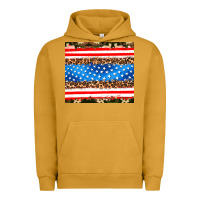 Pigment Peanut Butter usa camouflage american flag Urban Hoodie - AdoDesignShop