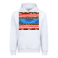 White usa camouflage american flag Urban Hoodie - AdoDesignShop