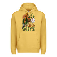 Antique Gold let's do this boys field baseball Premium Hoodie - BundleAndBundleShop