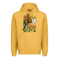 Mustard let's do this boys field baseball Premium Hoodie - BundleAndBundleShop