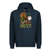 Navy let's do this boys field baseball Premium Hoodie - BundleAndBundleShop