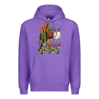 Purple let's do this boys field baseball Premium Hoodie - BundleAndBundleShop