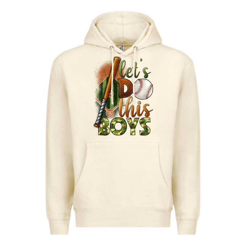 Let's Do This Boys Field Baseball Premium Hoodie by BundleAndBundleShop | Teevron