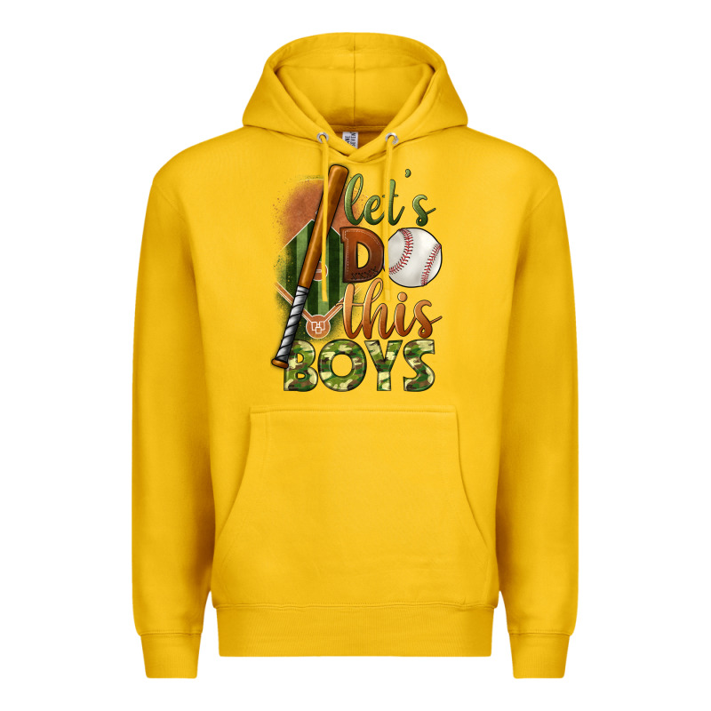 Let's Do This Boys Field Baseball Premium Hoodie by BundleAndBundleShop | Teevron