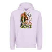 Lilac let's do this boys field baseball Premium Hoodie - BundleAndBundleShop