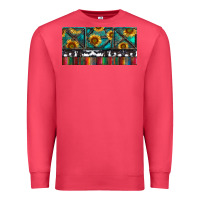 Cardinal Rusty Sunflowers with Cowhide and Turquoise Premium Sweatshirt - RanaPortraitStore