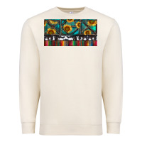 Rusty Sunflowers With Cowhide And Turquoise Premium Sweatshirt | Teevron