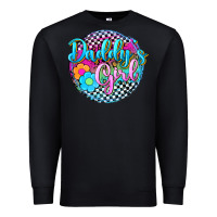 Black daddy's girl Premium Sweatshirt - Zillion Design Studio